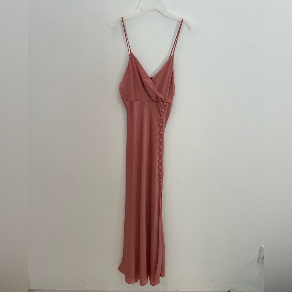 Zara Dusty Rose Maxi Dress